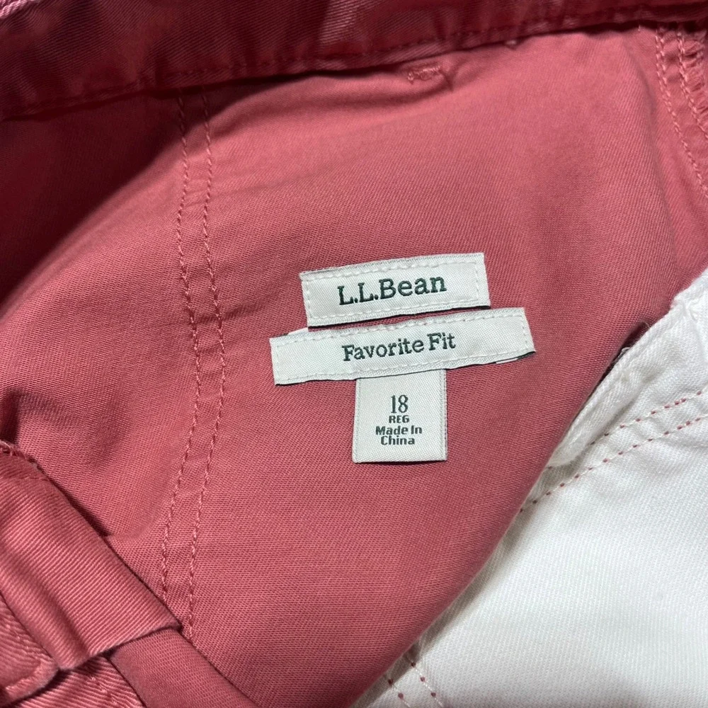 LL Bean Favorite Fit Cargo Skirt Womens 18 Cotton Skirt Outdoors Camping‎ Hiking
